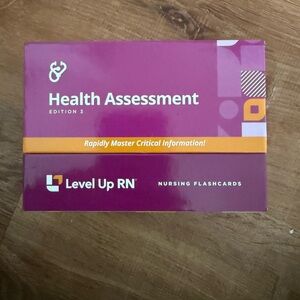 Level Up RN Health Assessment Flashcards